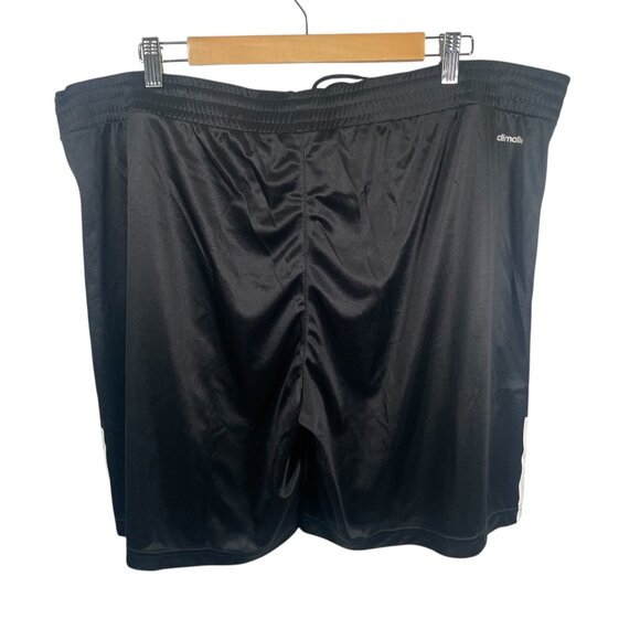 Adidas Galaxy Shorts Mens 2XL Black Activewear Three Stripes Unlined New NWT - Picture 7 of 7